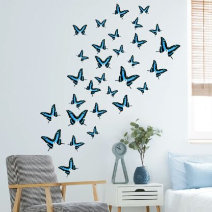 30 autocollants de décoration murale papillon - Image 3
