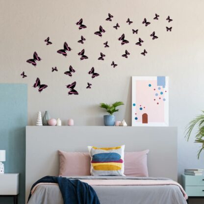 30 autocollants de décoration murale papillon - Image 6