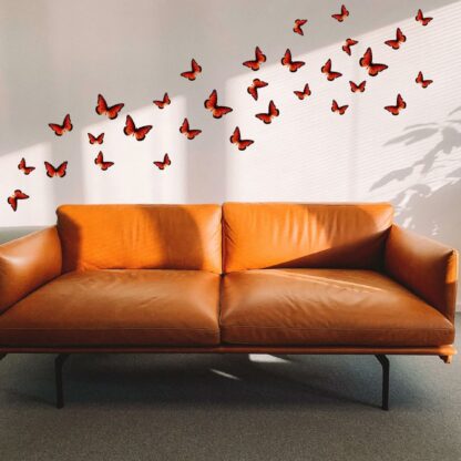 30 autocollants de décoration murale papillon - Image 9