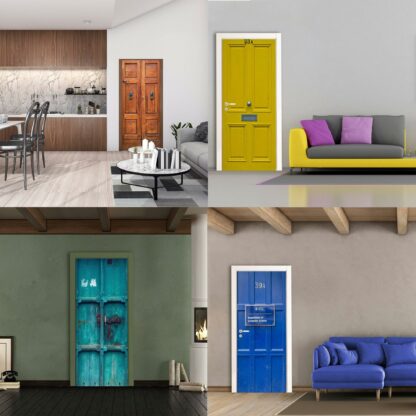 3d Door Cover Sticker - Barn Wallpaper Front Door Mural Wall Decal - Removable Peel Stick Interior Covering Wrap Decor Vinyl For Doors Art - Image 5