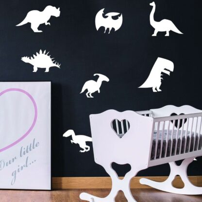 40x Glow In Dark Dinosaur Wall Room Decor Decal - Dinosaurs Art Boy Teen Kid Light Sticker Cool Boys Dino Glowing Vinyl Kids Decals Stickers - Image 4