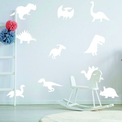 40x Glow In Dark Dinosaur Wall Room Decor Decal - Dinosaurs Art Boy Teen Kid Light Sticker Cool Boys Dino Glowing Vinyl Kids Decals Stickers - Image 7